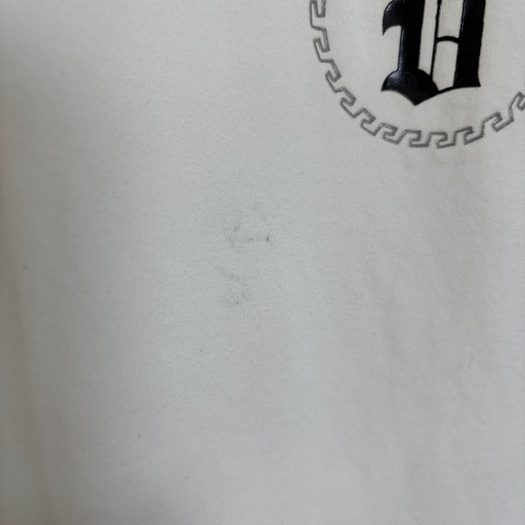 Mens Vintage Genuine VERSACE super quality WHITE Pre-Owned T-Shirt XXL Rare - Picture 5 of 5